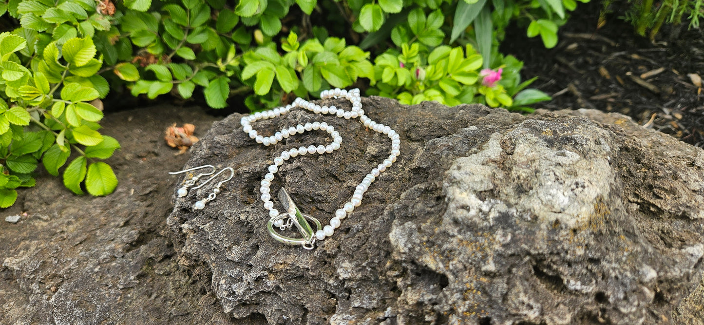 COLLIER PERLES EAU DOUCE BLANC PETIT