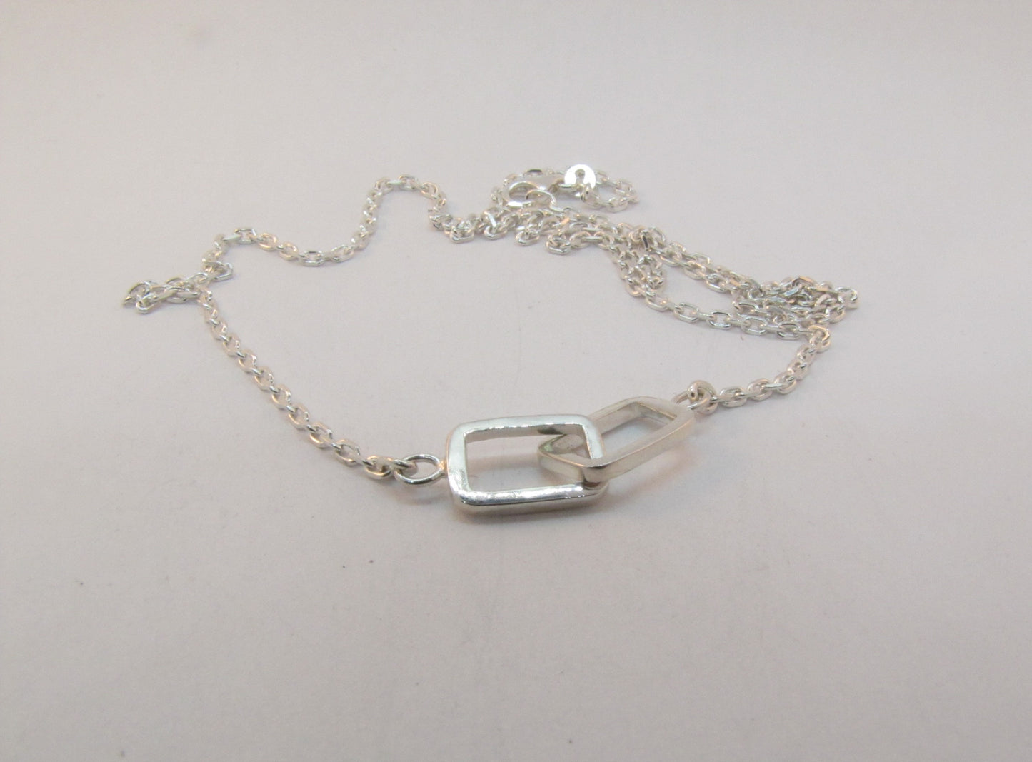 COLLIER PENDENTIF 2 RECTANGLES