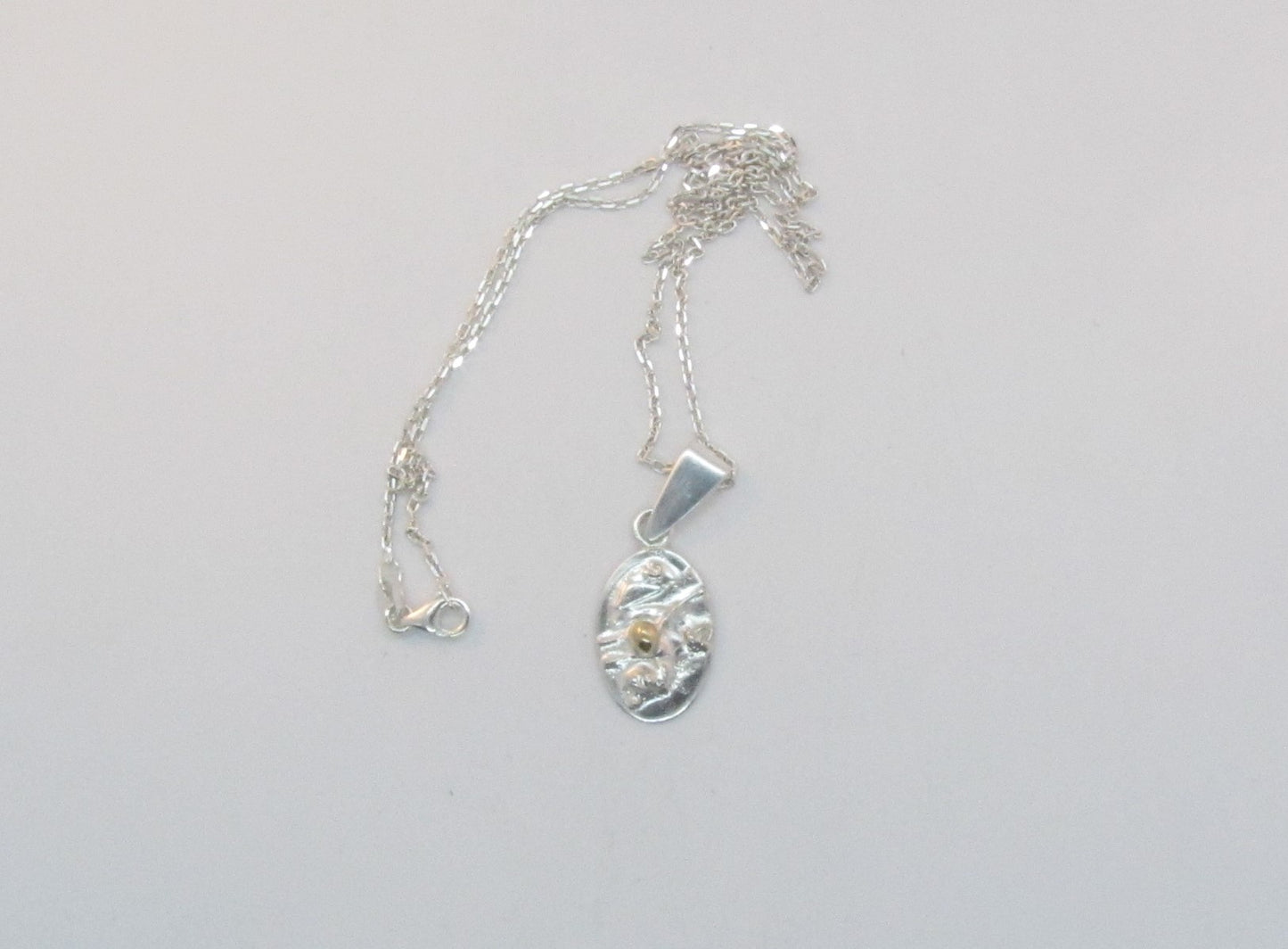 COLLIER PENDENTIF OVAL FUSION