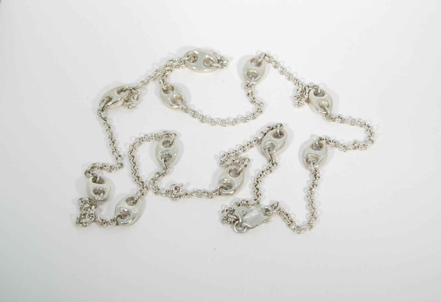 COLLIER SAUTOIR CHAÎNE CAFÉ