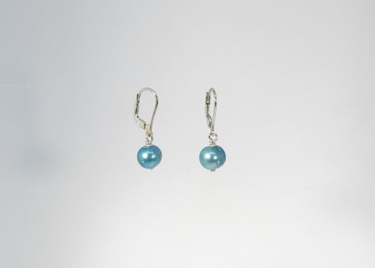 BOUCLES PERLE TURQUOISE