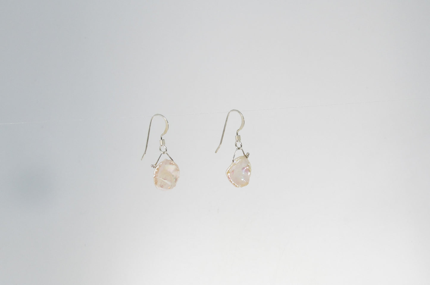 BOUCLES PERLES KESHI PETITE PÉTALE