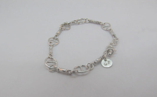 BRACELET BARIL OVAL-CAFÉ