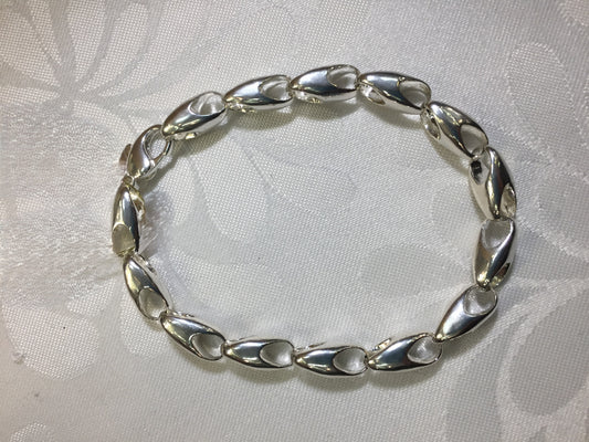 BRACELET JERSEY ARGENT MASSIF