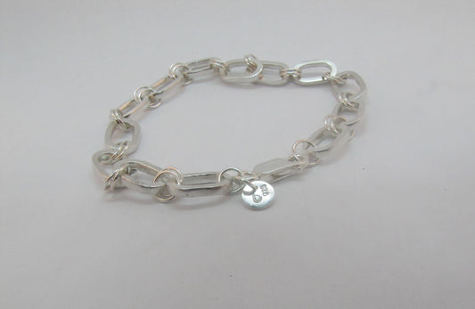 BRACELET OVAL DOUBLE ANNEAUX