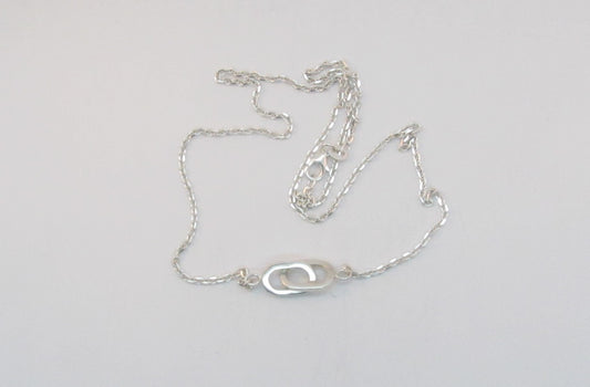 COLLIER PENDENTIF 2 OVAL