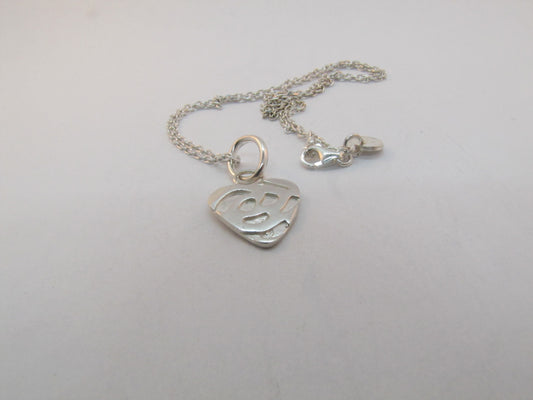 COLLIER PENDENTIF COEUR FUSION