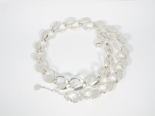 COLLIER INVERSÉ ARGENT MASSIF